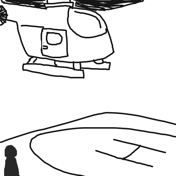 Drawing in Landing by Derren