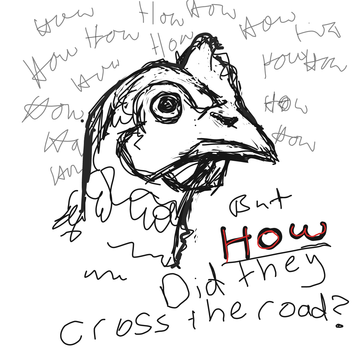 Drawing in Chicken by Lads