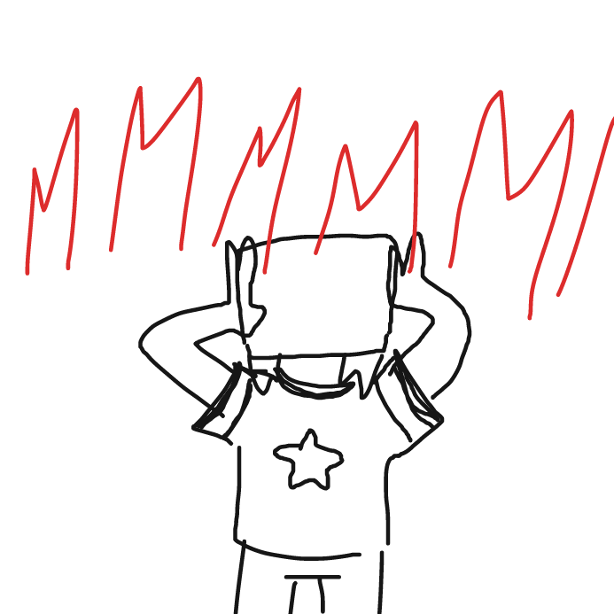 Val's brother wears a box on his head xD - Online Drawing Game Comic Strip Panel by wrecktangle