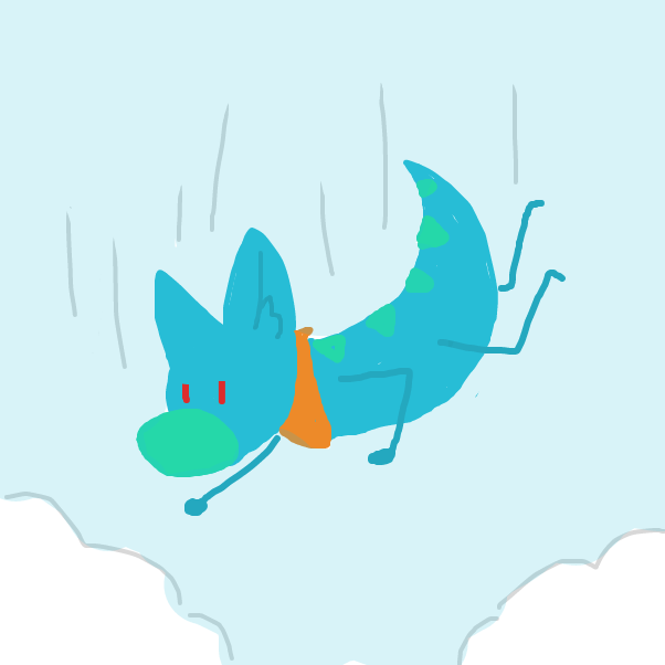 Drawing in Falling by Derren