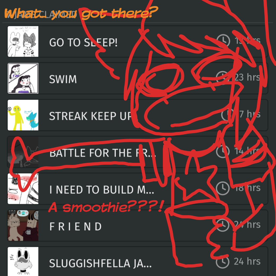  - Online Drawing Game Comic Strip Panel by Nephtys