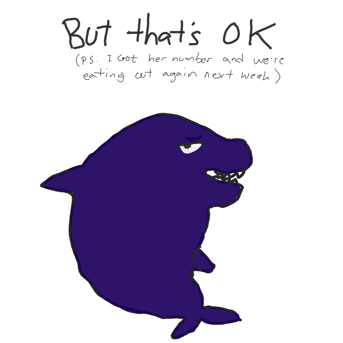 Drawing in Saul Shark by Potato Man