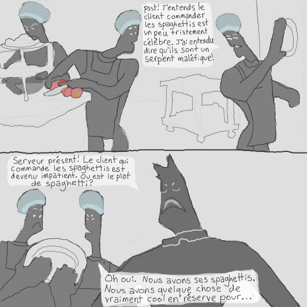 Drawing in The Restuarant Part 2 by Chepley