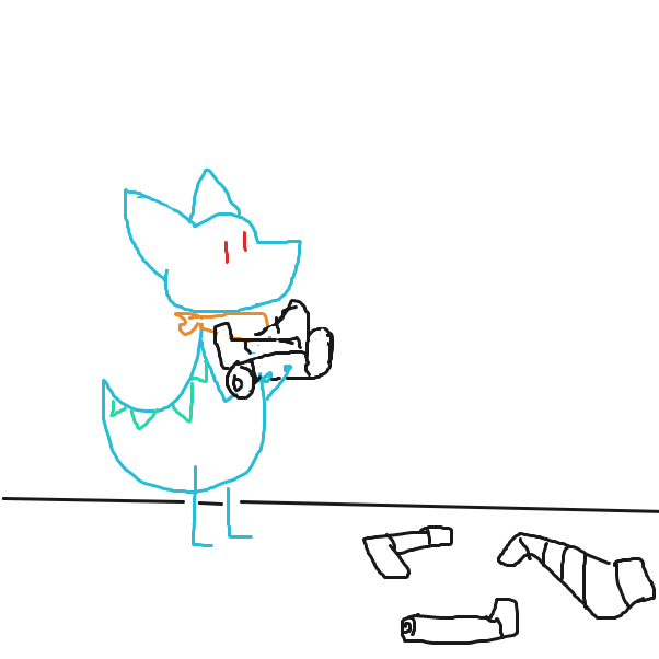 Drawing in Legs by Derren