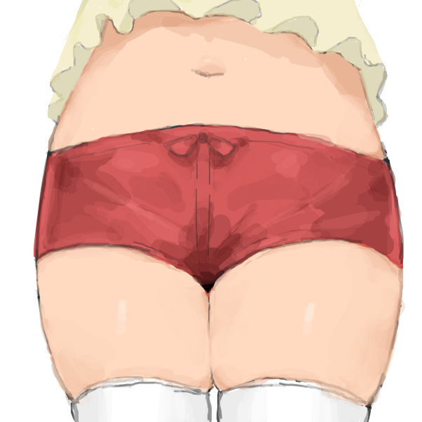 I love thighs!!! - Online Drawing Game Comic Strip Panel by [REDACTED]