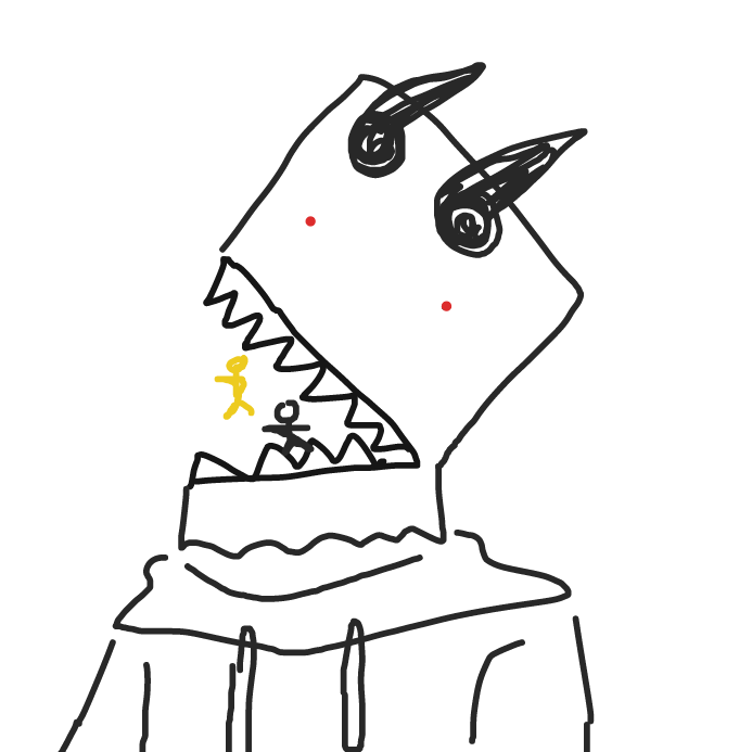  - Online Drawing Game Comic Strip Panel by wrecktangle