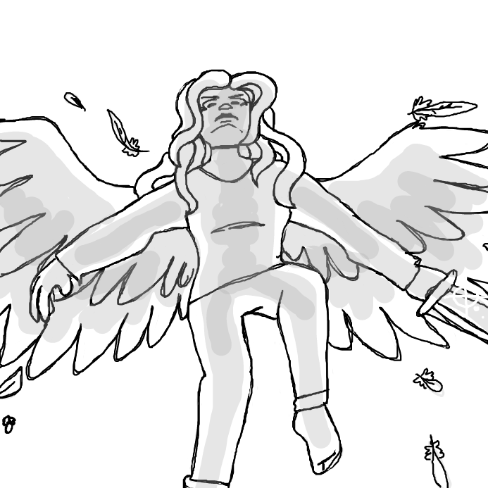  - Online Drawing Game Comic Strip Panel by wrecktangle