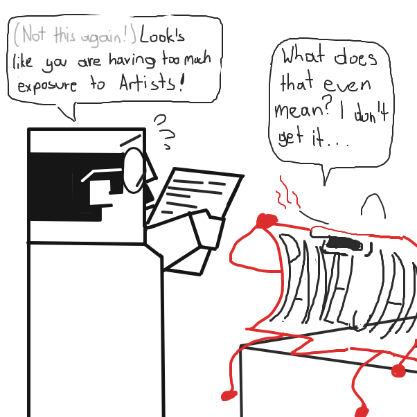  - Online Drawing Game Comic Strip Panel by Sluggishfella