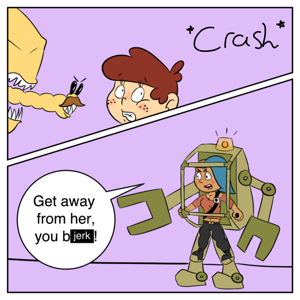  - Online Drawing Game Comic Strip Panel by CherryFlavored