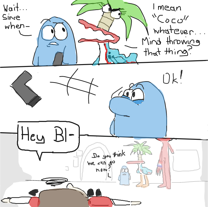  - Online Drawing Game Comic Strip Panel by Sluggishfella