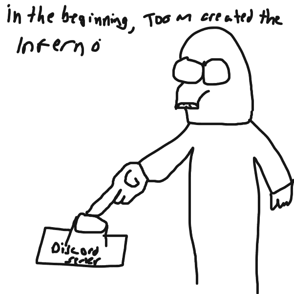 Drawing in Inferno Lore by clamor