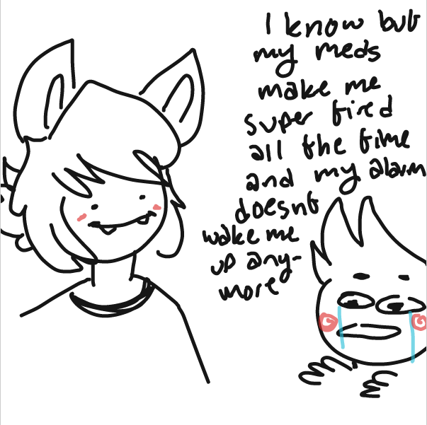 Drawing in I keep missing my streaks in one way or another by DistantEggSong