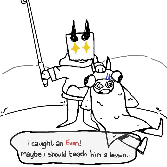  - Online Drawing Game Comic Strip Panel by wrecktangle