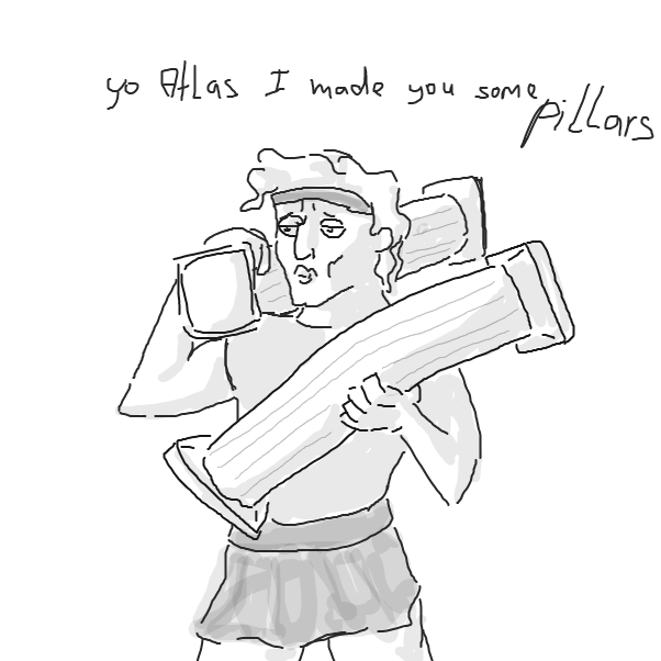 lol hes holding them wierd - Online Drawing Game Comic Strip Panel by Robro