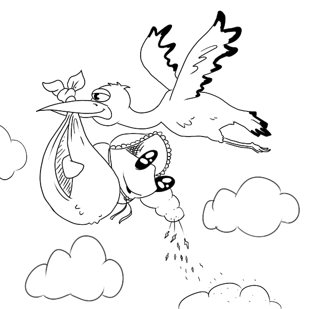  - Online Drawing Game Comic Strip Panel by Wizard Croissant