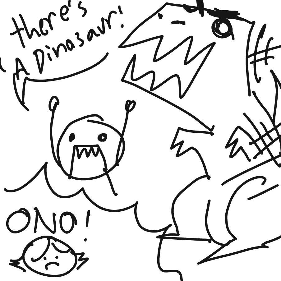 Drawing in RUNNING OUT OF TIME 2: ELECTRIC BOOGALOO by unyu