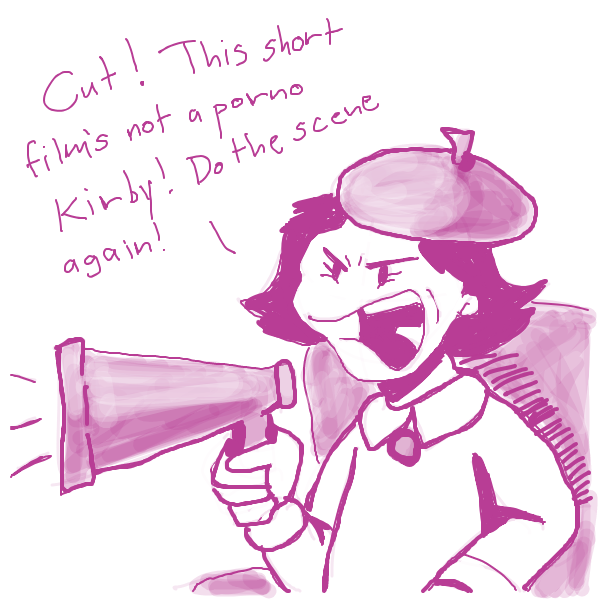 Drawing in kirb by Loco-L