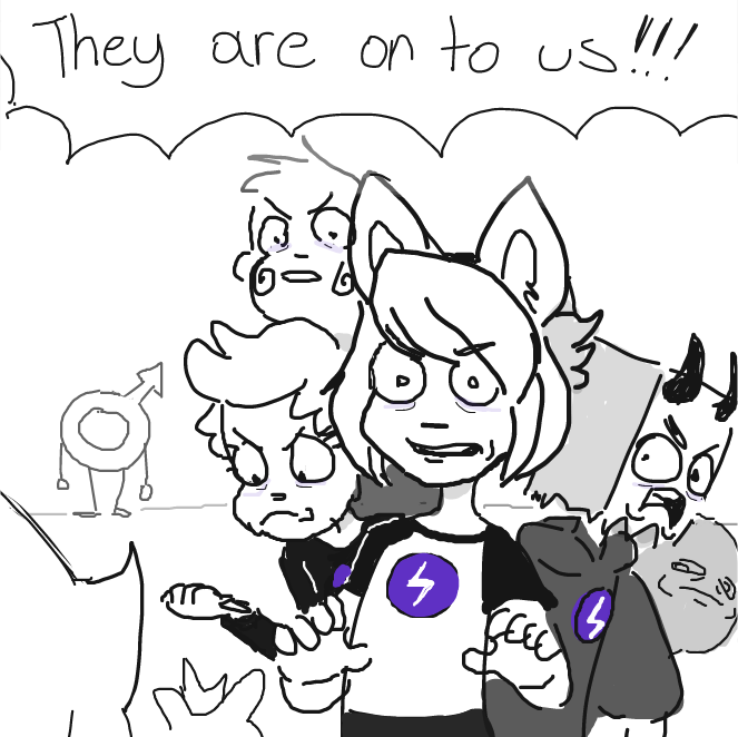  - Online Drawing Game Comic Strip Panel by Sluggishfella