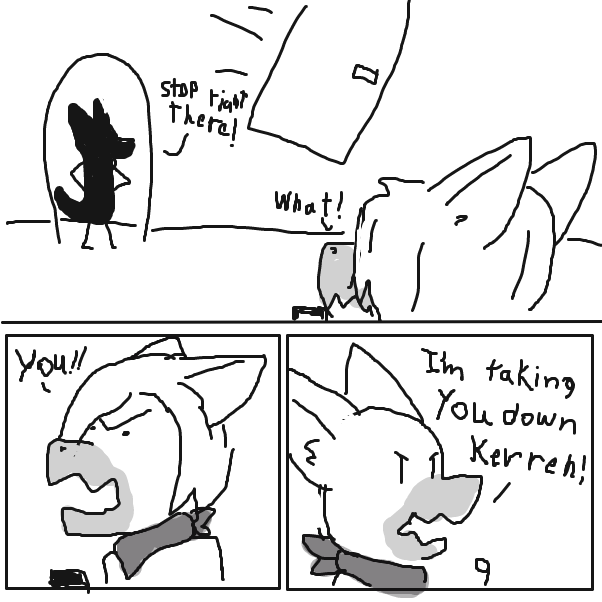 Drawing in Derren isn't having none of that. by Derren