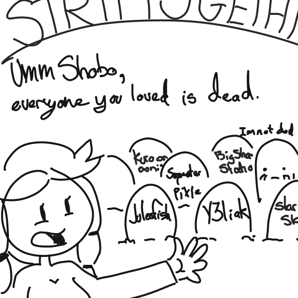 Drawing in Some of my friends by Cake Emoji