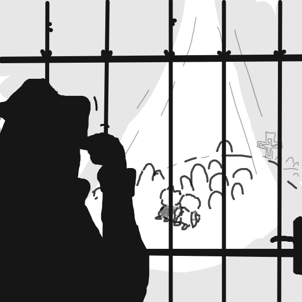 actually no clue who this mystery character is , just felt like drawing this - Online Drawing Game Comic Strip Panel by Robro