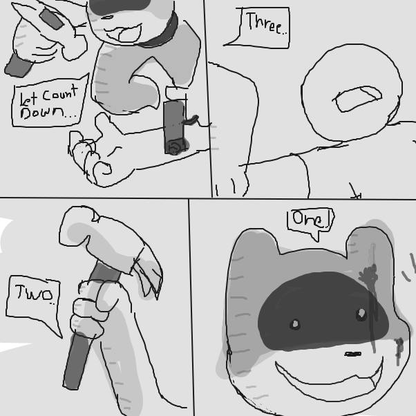  - Online Drawing Game Comic Strip Panel by Derren