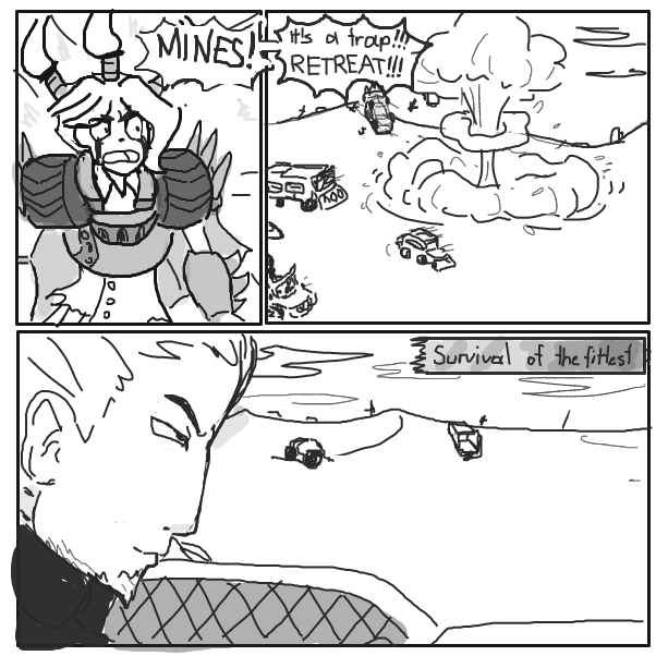  - Online Drawing Game Comic Strip Panel by Sluggishfella