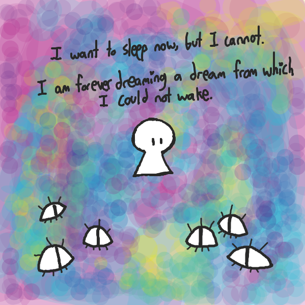 at the mercy of a dream. - Online Drawing Game Comic Strip Panel by pastelgoosey