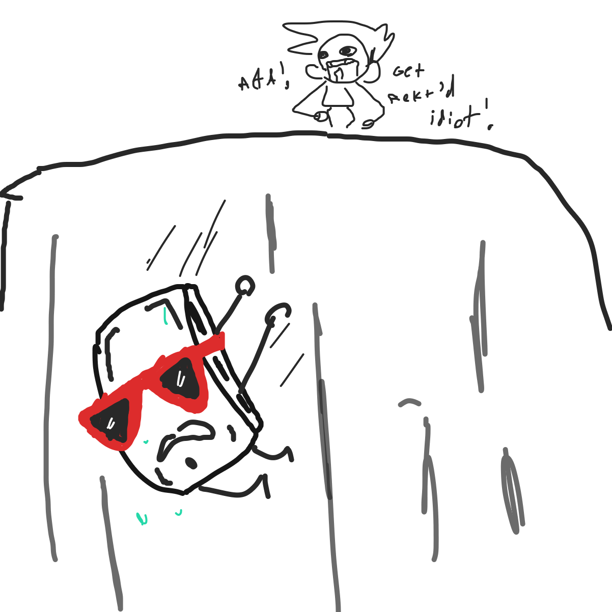  - Online Drawing Game Comic Strip Panel by EvanIsHere