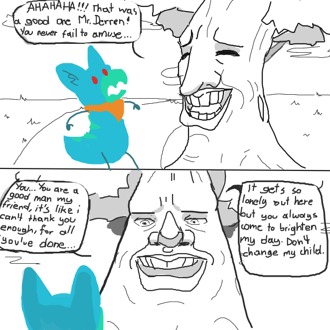 Will the monologue continue? Will something tragic happen? Just what could go wrong am i right? - Online Drawing Game Comic Strip Panel by Sluggishfella