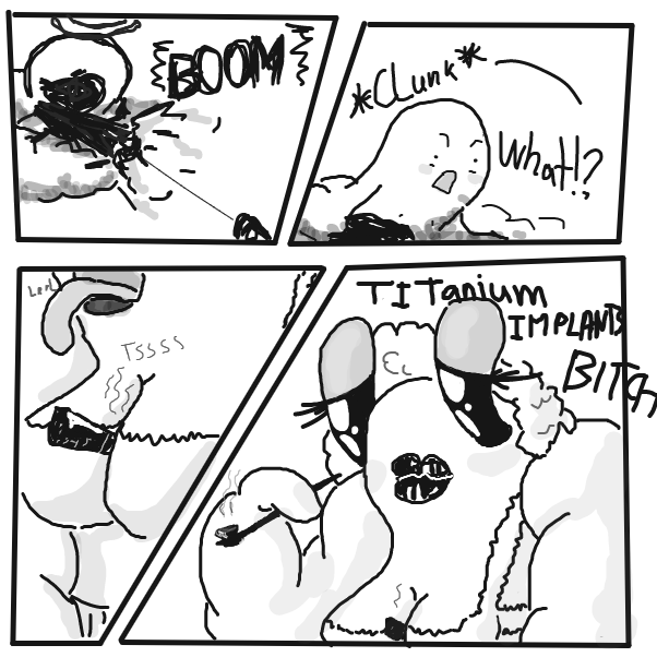  - Online Drawing Game Comic Strip Panel by Robro