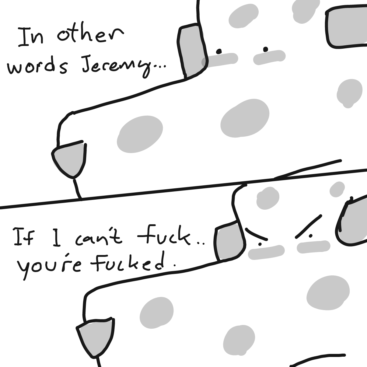 Drawing in I'll Help You Look by Potato Man