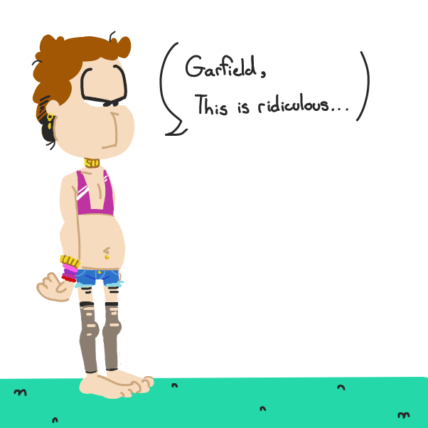 Drawing in garf by Cake Emoji