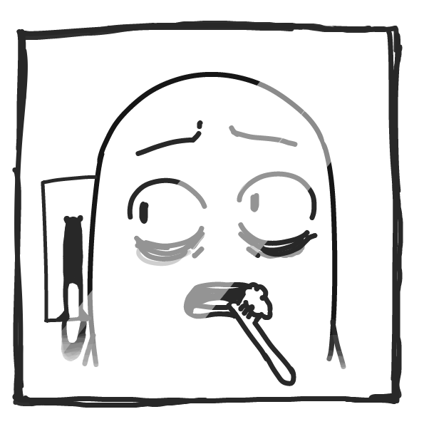 Drawing in Every Day It's the Same by Cake Emoji