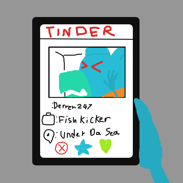 Drawing in Tinder jam by Derren