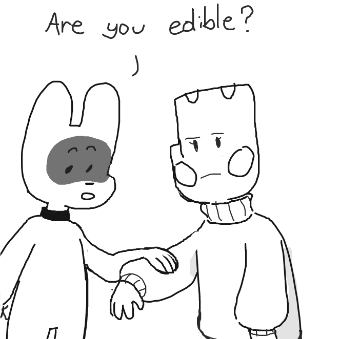 Yay! inapropiate questions! - Online Drawing Game Comic Strip Panel by Sluggishfella