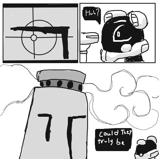  - Online Drawing Game Comic Strip Panel by Derren