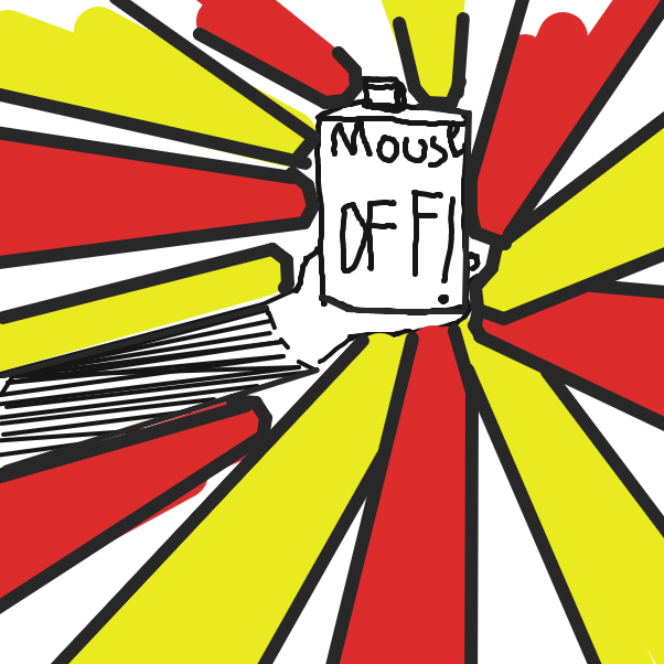 magic can of MOUSE-OFF (c) - Online Drawing Game Comic Strip Panel by Ember