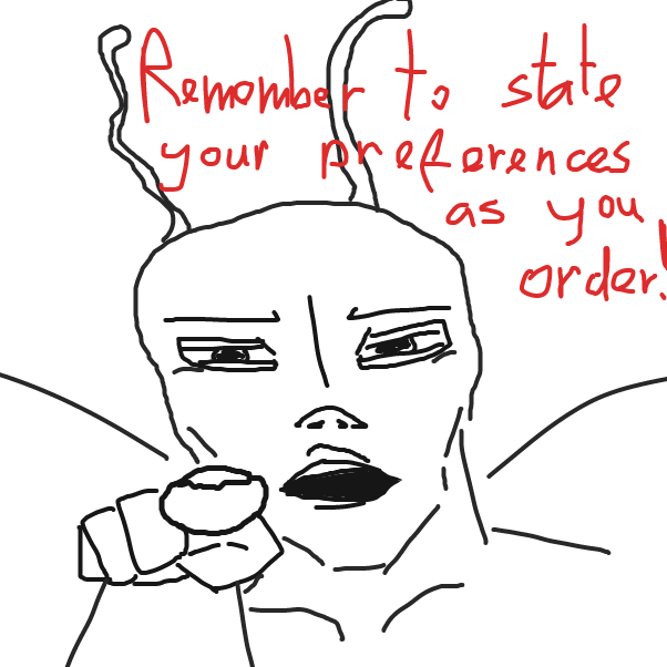 Drawing in Breakfast time for Henry Hippo and Betsy Butterfly by Robro