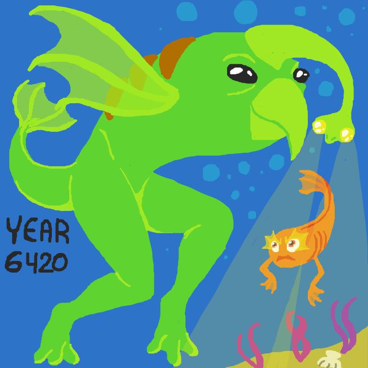 Second Evolution - Online Drawing Game Comic Strip Panel by SeanTrunks