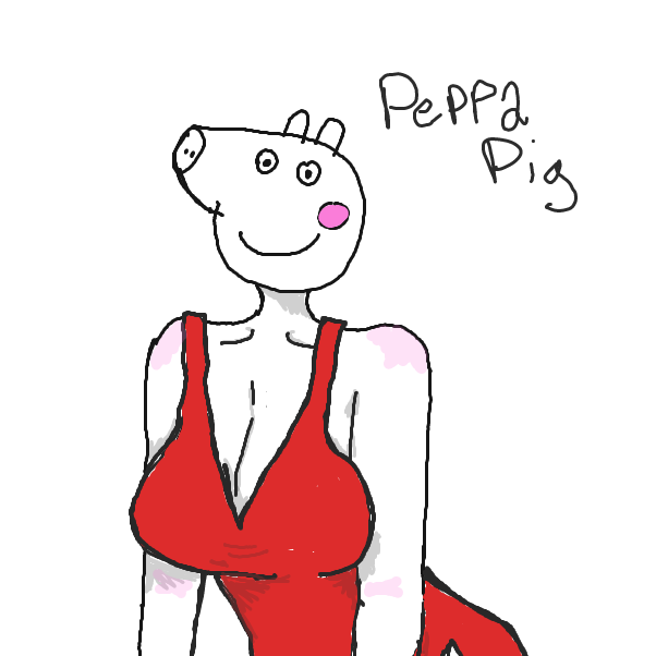Its just normal peppa - Online Drawing Game Comic Strip Panel by Michael_Mayonaise