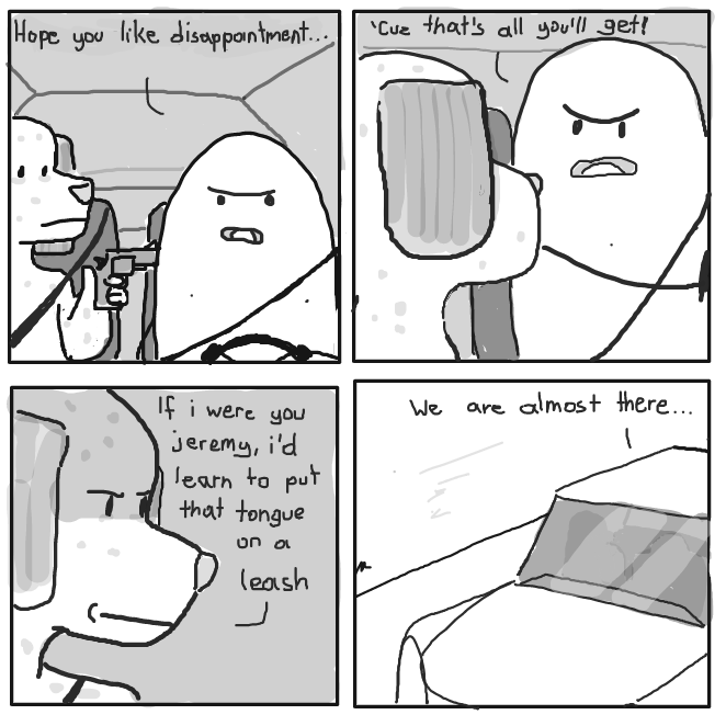  - Online Drawing Game Comic Strip Panel by Sluggishfella