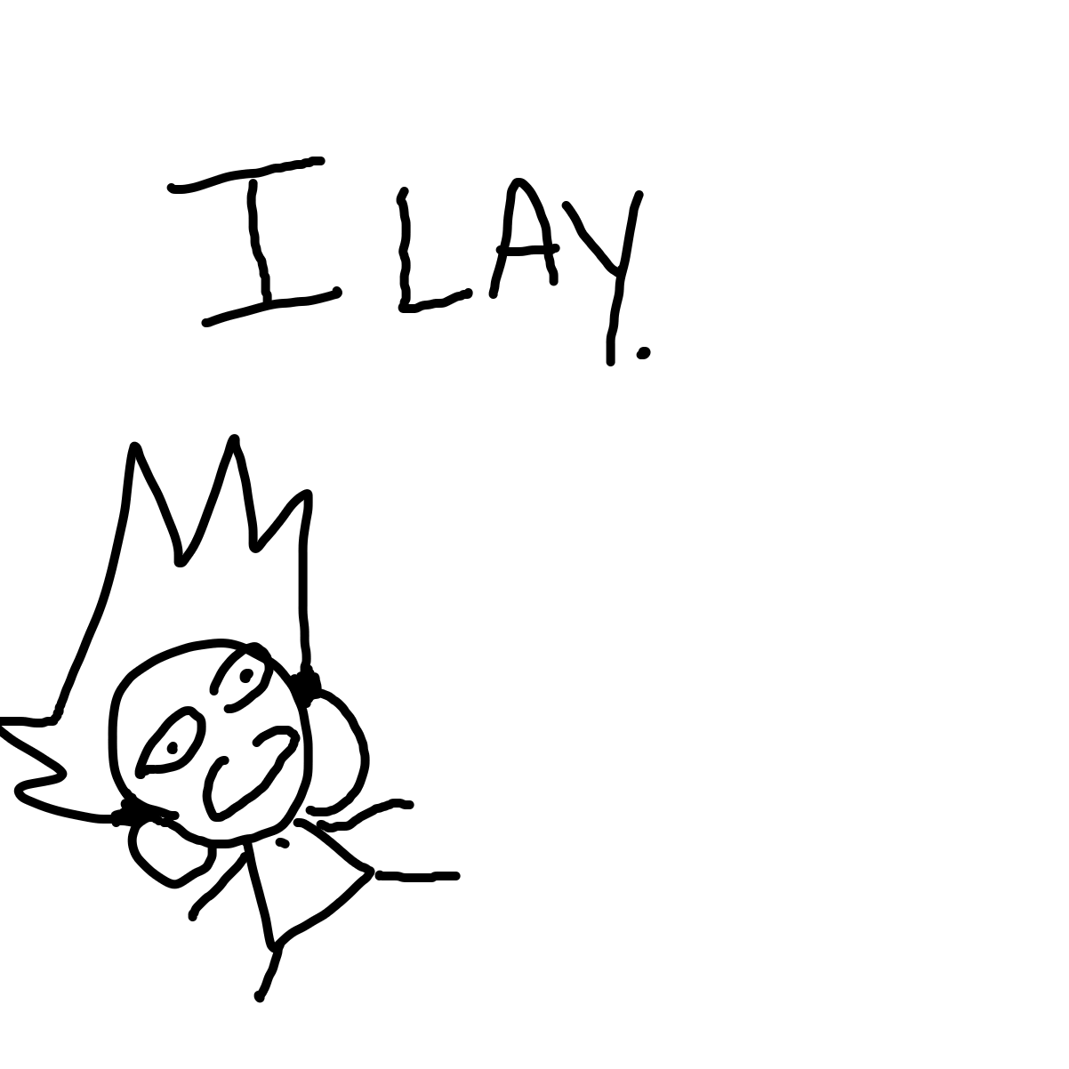 Drawing in The Dramatic Sequel, I Lay by EvanIsHere