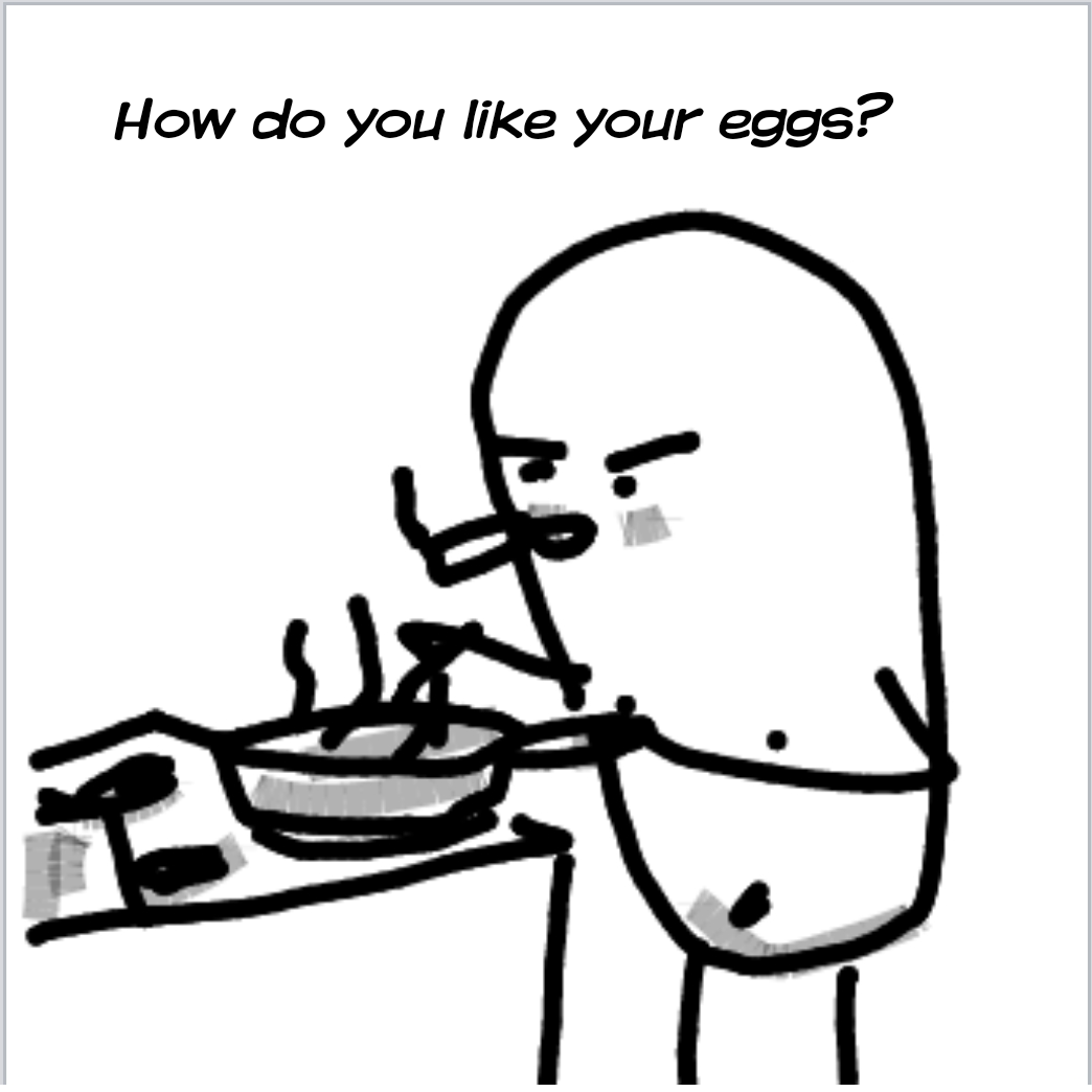 Drawing in Breakfast by Potato Man