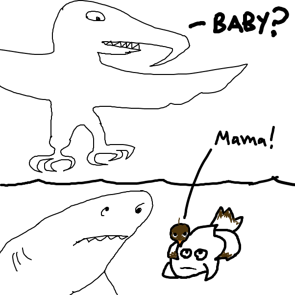 Drawing in Samuel Seagull by jackchak