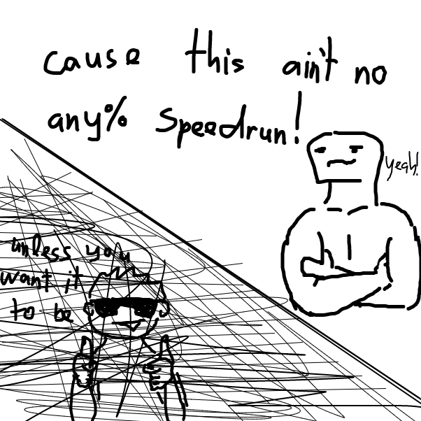 lol, end what? barely even know 'er - Online Drawing Game Comic Strip Panel by Robro