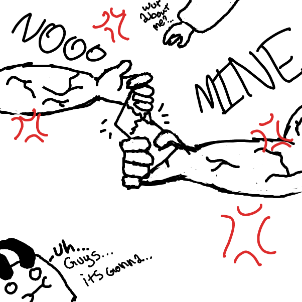 Drawing in Treaks by Michael_Mayonaise