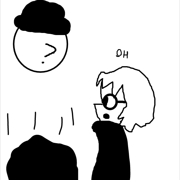 Drawing in Ask Mystery anything II by Nejt