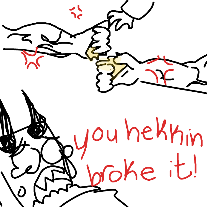  - Online Drawing Game Comic Strip Panel by wrecktangle