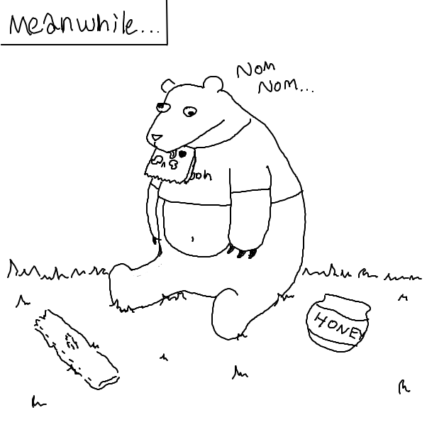 Drawing in I have returned by Michael_Mayonaise